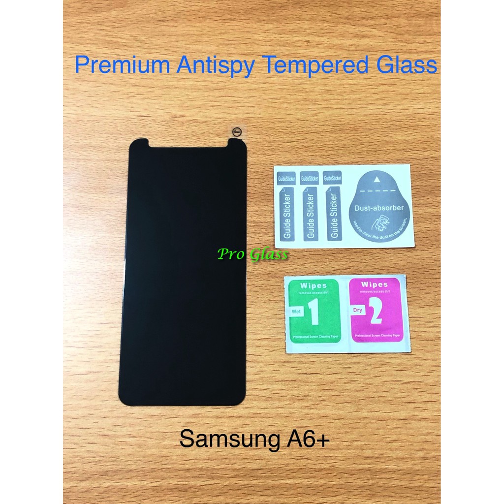 Samsung A6 / A6+ A6 Plus 2018 Privacy Anti Spy Magic Glass Tempered Glass Antispy