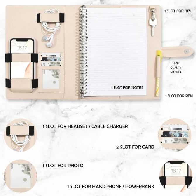 

Binder B5 (26Ring) Free Custom Nama/Bisa Custom Logo&Gambar - Engraved Terlaris