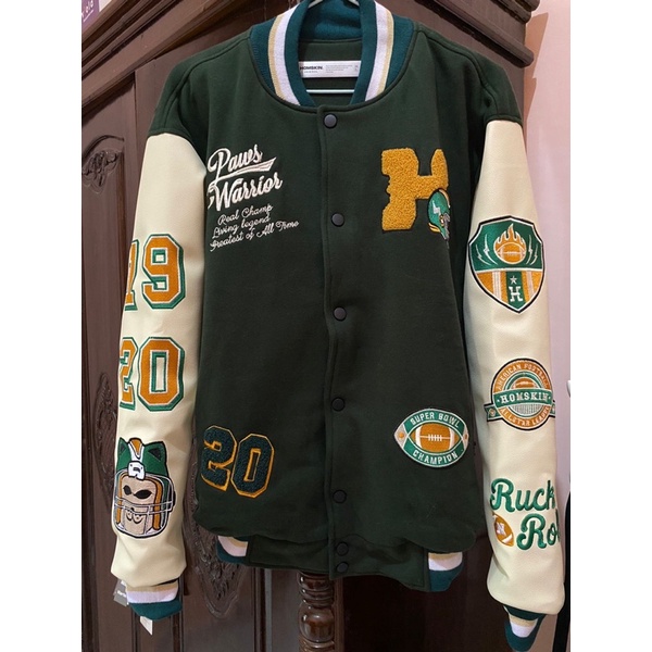 HOMSKIN “PITTSBURGH” Varsity Jacket BNIB FULLSET