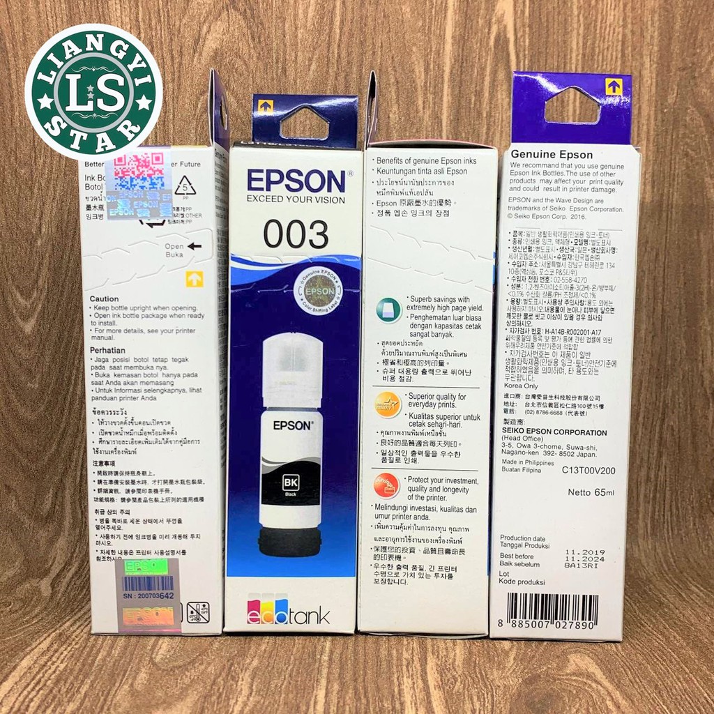 1Set Tinta Printer Epson 003 Promo-5