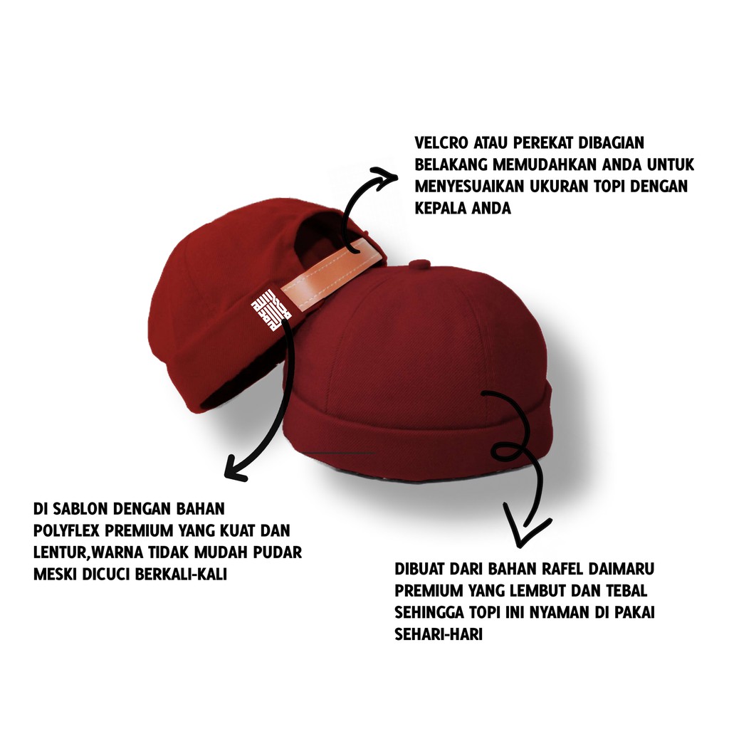 TOPI CAP MIKI HAT SUPREME TOPI MIKI HAT TOPI PECI HIJRAH MIKI HAT TOPI GAUL TOPI CUSTOM BANDUNG