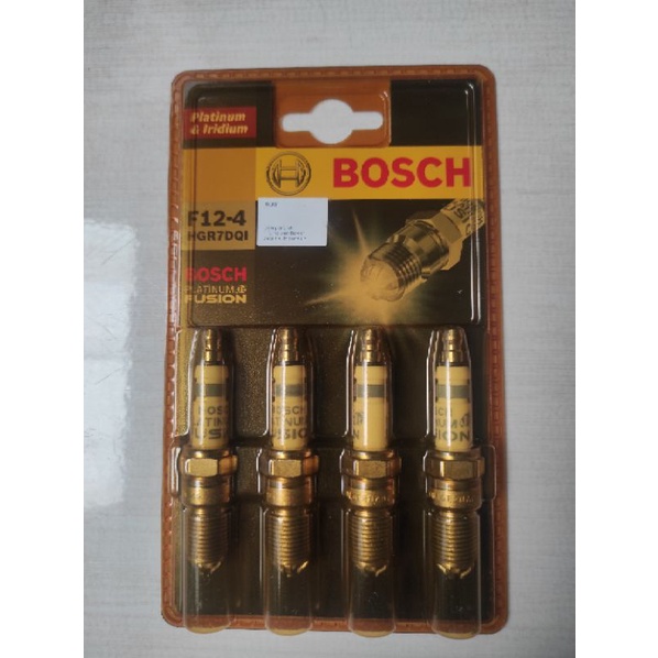 BUSI BOSCH PALTINUM FUSION F12-4 HGR7DQI MOBIL BMW MERCEDES VW SPARK PLUG 10 PCS