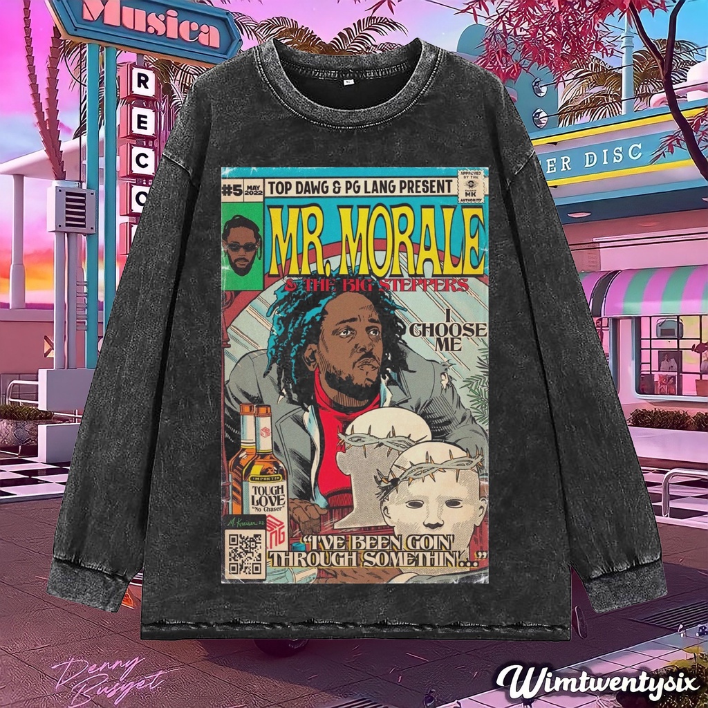 longsleeve | kaos oversize | oversize washing | t-shirt oversized | kaos mr morale and the big stepp