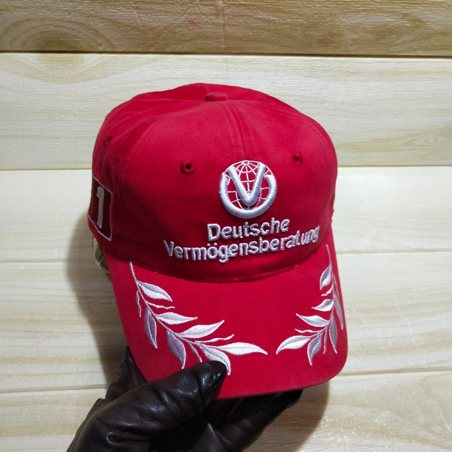 Topi Ferrari F1 snapback hat cap vintage vtg nout nascar nike big swoosh mlb nba chicago bulls mlb