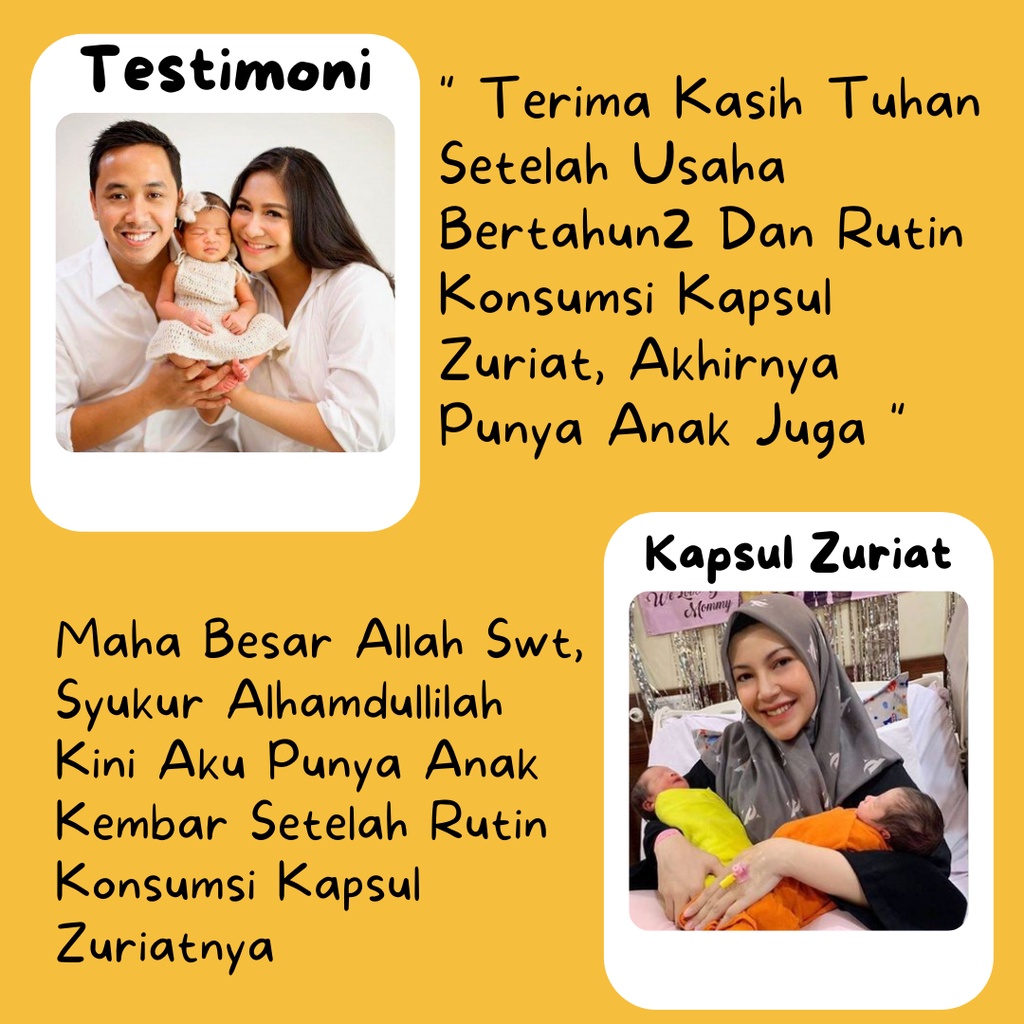 Obat Penyubur Kandungan Pil Agar Cepat Hamil Pria Wanita Kapsul Buah Zuriat Untuk Promil Original
