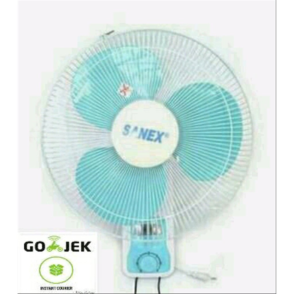 Sanex Wall Fan Kipas Angin Dinding 16 Inch -warna rodom