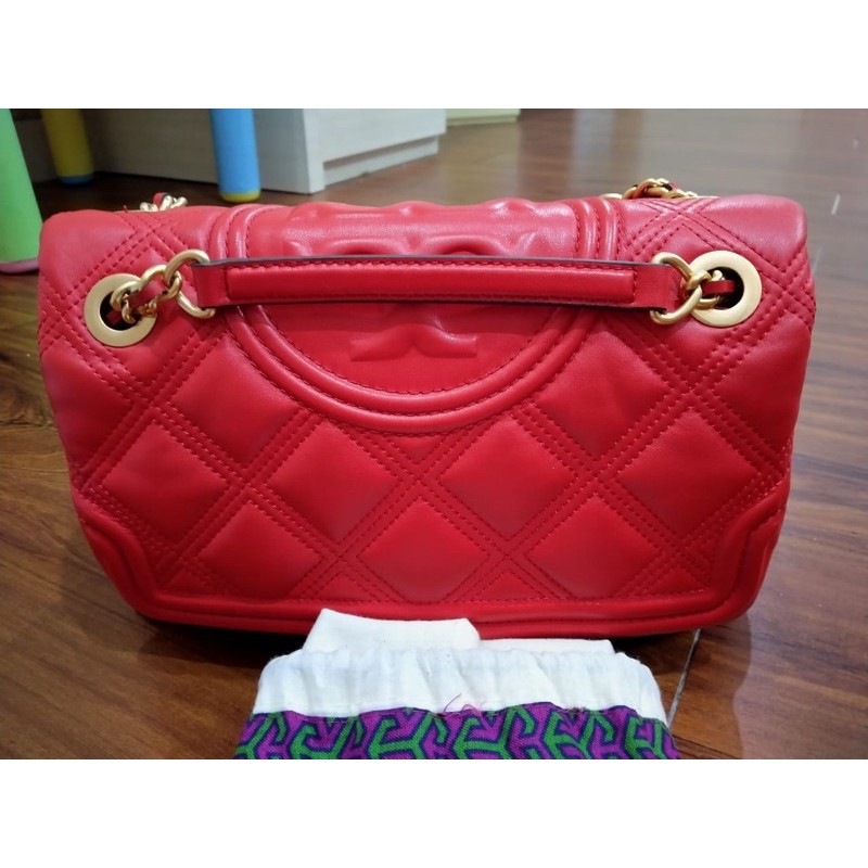 Preloved Tory Burch Fleming Soft Leather