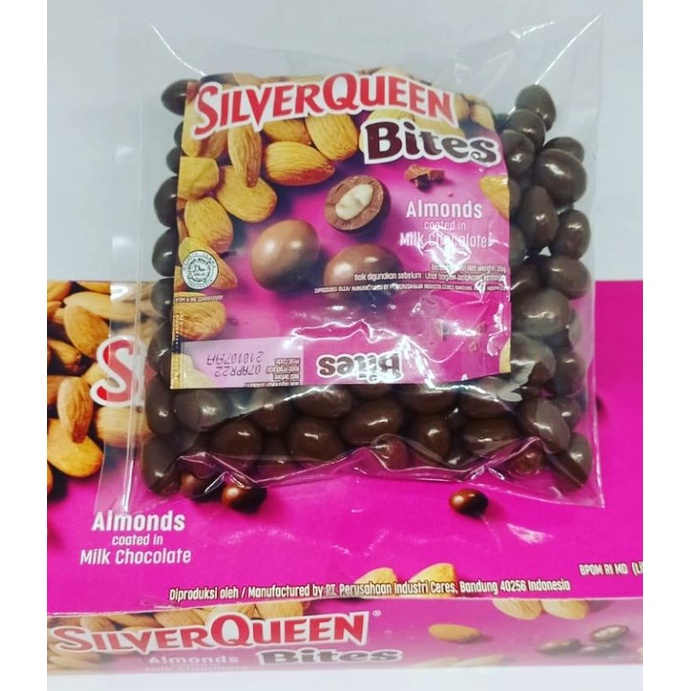 

Terfavorit Coklat silverqueen bites mede almond