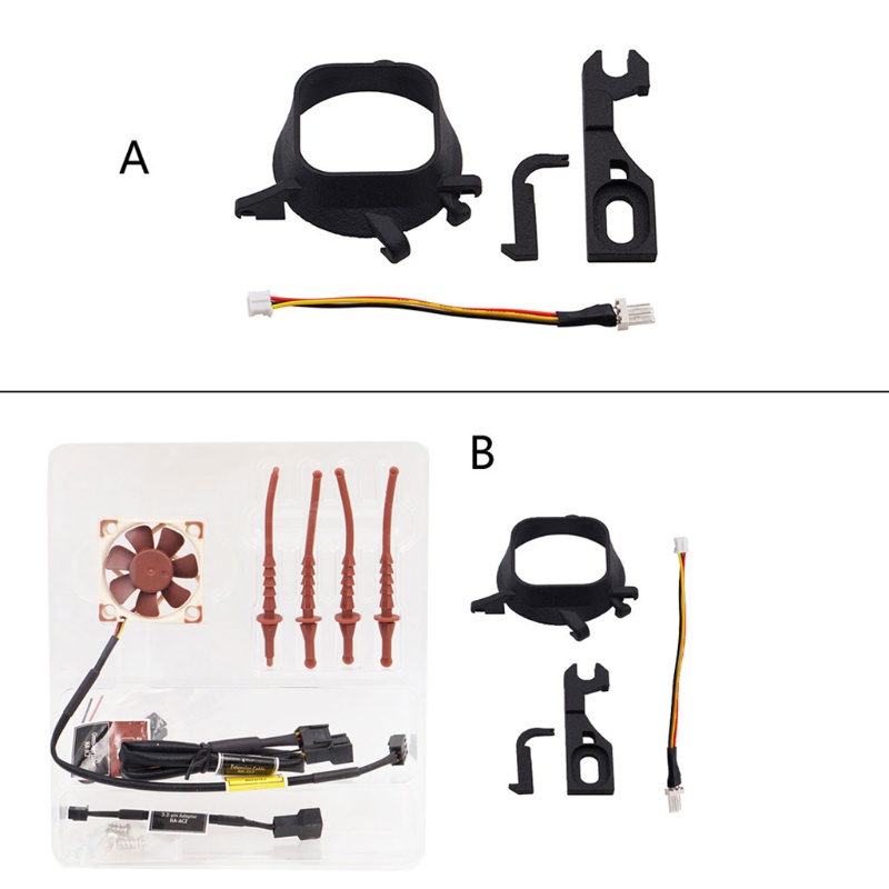 Btsg Dreamcast Noctua Fan Mod 3d Printed Parts+Adaptor Kipas Tanpa Tutup Part Built Untuk Kipas Noctua NF-A4x10 5V