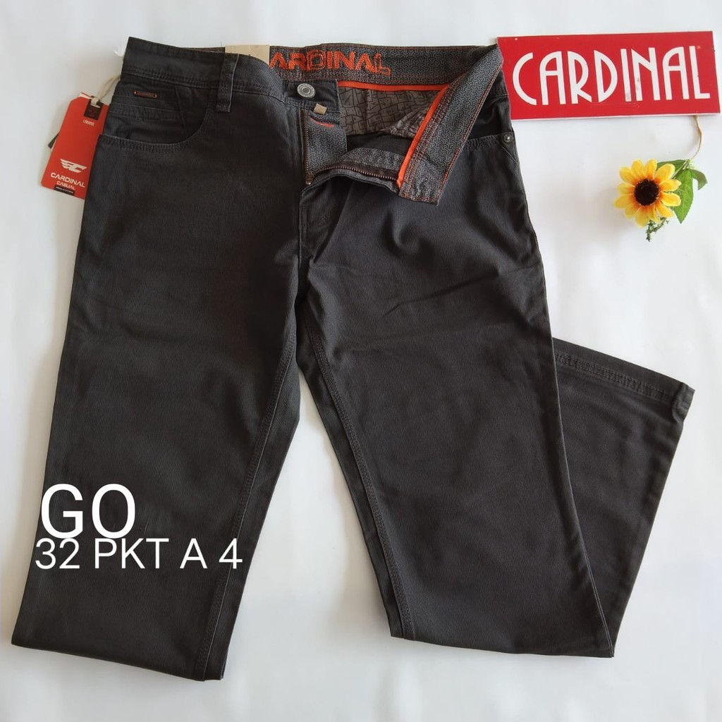 gof 32-PKT 1 CARDINAL CASUAL CELANA POCKETS PANJANG Celana Chino Pria Fashion Laki Brand Kekinian