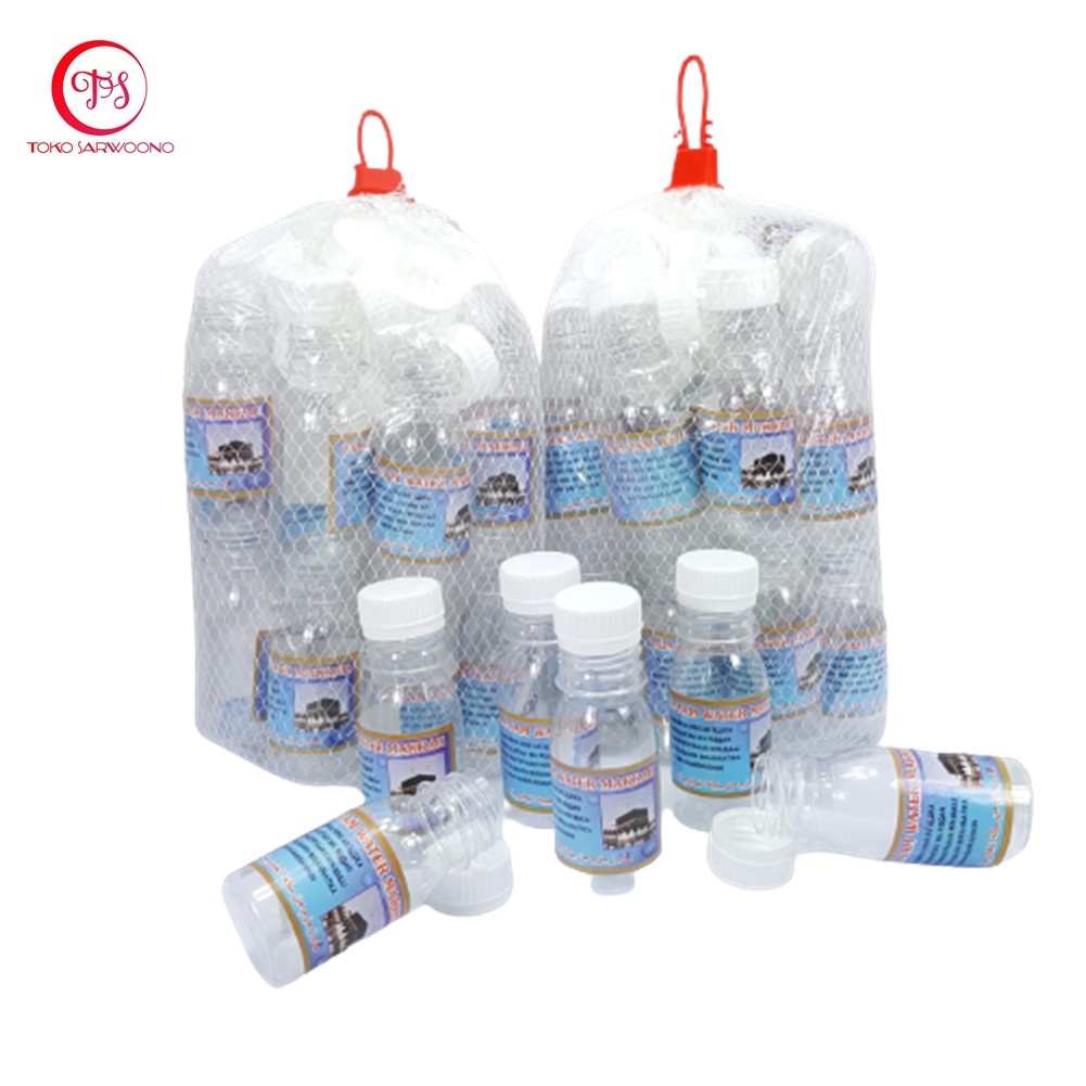 

Botol Kosong 80 ml Air Zamzam - 1 pack isi 25 / Plastik PET