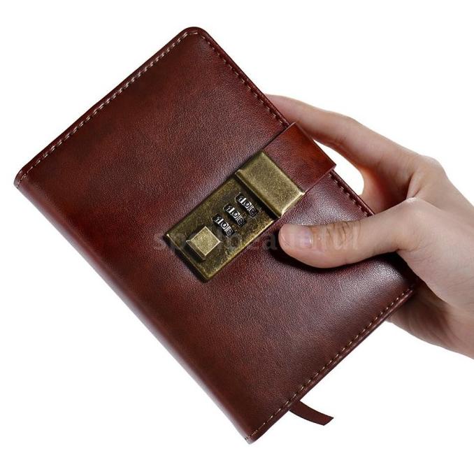 

Buku Jurnal / Agenda / Diary Vintage A7 Dengan Kunci Password Untuk