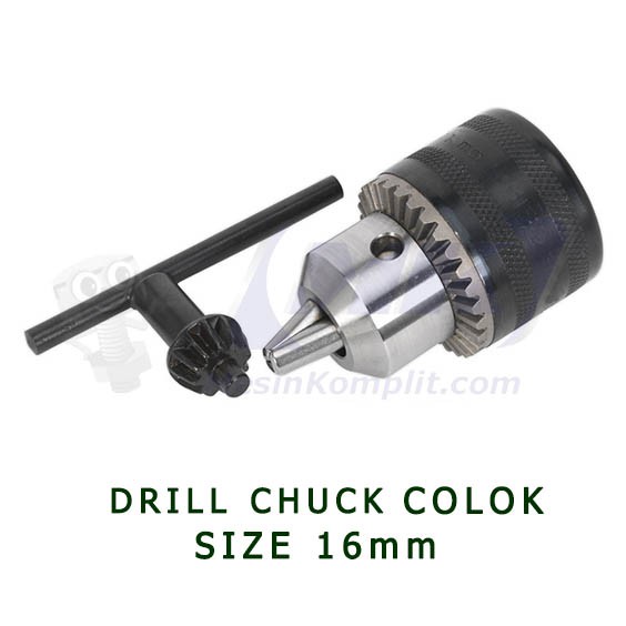 Kepala Mesin Bor Duduk Drill Chuck 16mm Colok