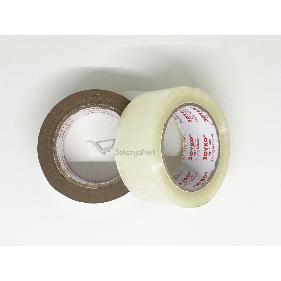 Lakban Joyko 2 inch OPP-1-100 OPP-2A-100 48mm x 100 m Bening &amp; Cokelat