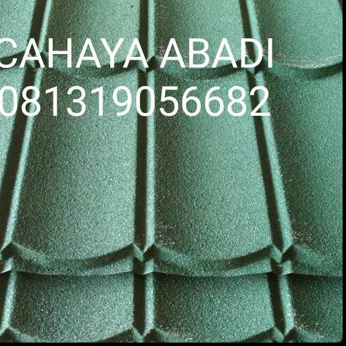 ♤ GENTENG METAL PASIR HIJAU 0,3MM ➶