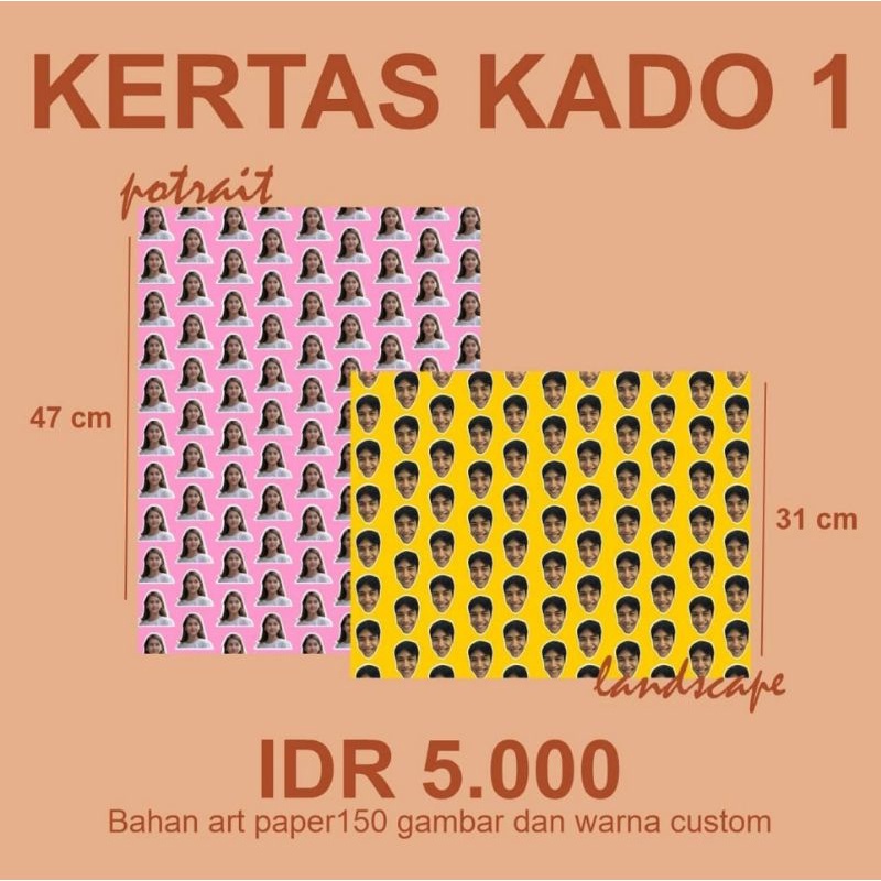 

KERTAS KADO CUSTOM