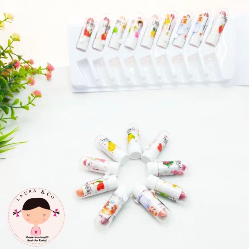 LIPSTIK ANAK RASA 18PC MURAH KECIL MAINAN LIPSTICK GROSIR