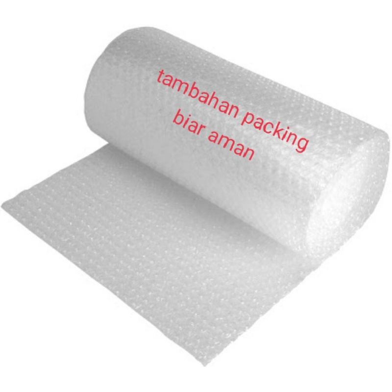

buble wrap hanya untuk tambahan packing