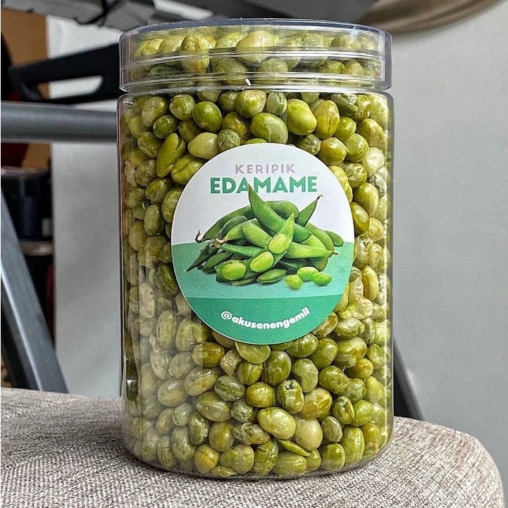 

KERIPIK EDAMAME EXPORT CRISPY 750ml | MAKANAN DIET SEHAT | VEGETARIAN | VEGAN | HALAL