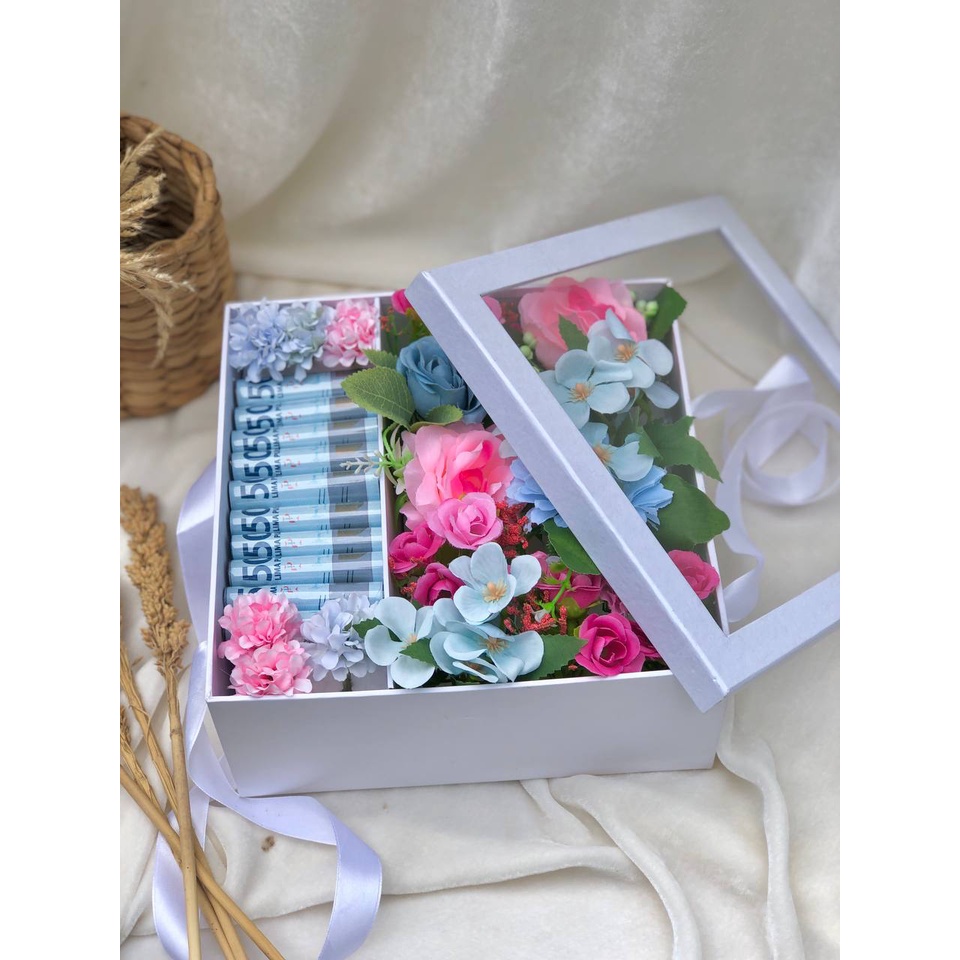 Money box / Money flowes box / Money brithday box / buket uang / Flower money box