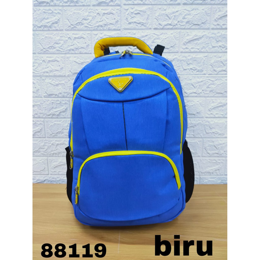 COD Tas RANSEL TERBARU POLO MILANO - 88119 TAS SEKOLAH WANITA KEKINIAN ANTI AIR FREE BOTOL Minum Tas Import