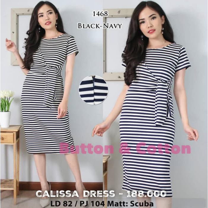 MIDI DRESS NEW ARRIVAL Baju Dress Wanita / Midi Dress Wanita bahan Scuba Lembut   IWAZAH OFFICE