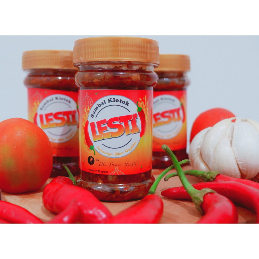 

Sambal Klotok Lesti / Sambal Botol / Sambal Kemasan/ Sambal Klotok Pedas/ Sambal Pedas