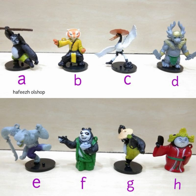 Action Figure Gantungan Kunci Kungfu Panda
