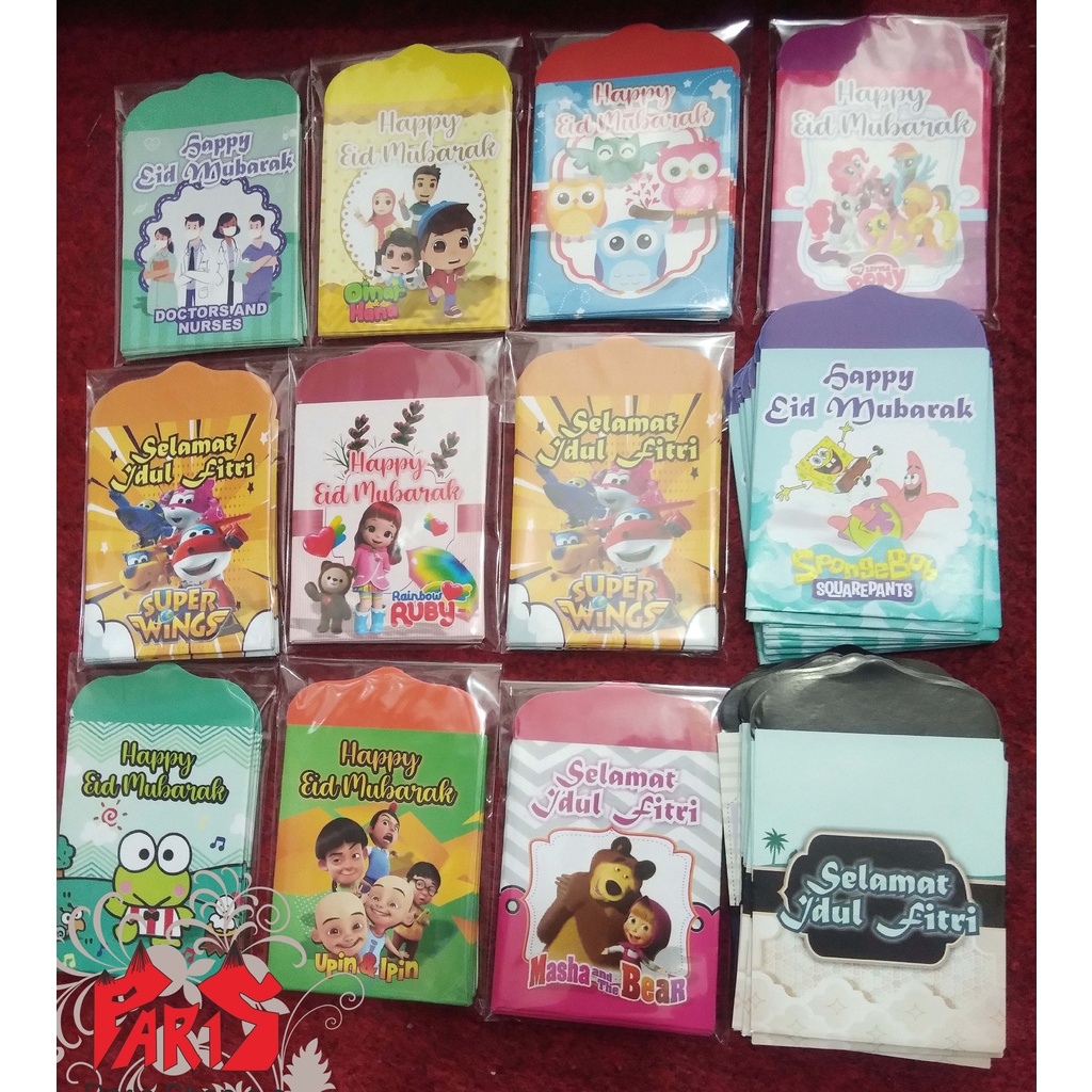 

AMPLOP LEBARAN / Angpao LEBARAN IDUL FITRI / AMPLOP LEBARAN TERMURAH Paris Shop company