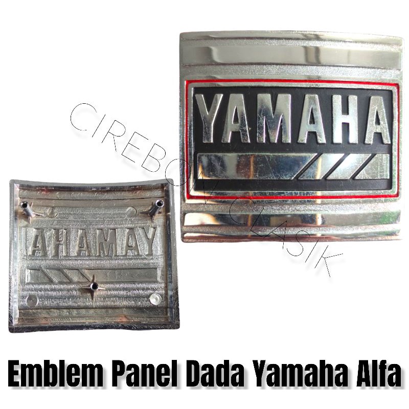 Emblem Panel Dada Yamaha Alfa