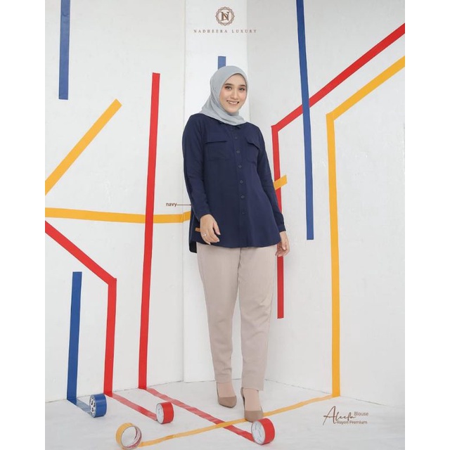 KEMEJA/BLOUSE/ALEEFA NADHEERA LUXURY ORIGINAL