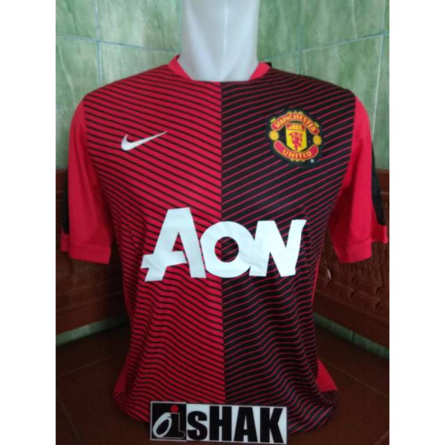 JERSEY MAN. UNITED TRAINING MERAH GRADE ORI