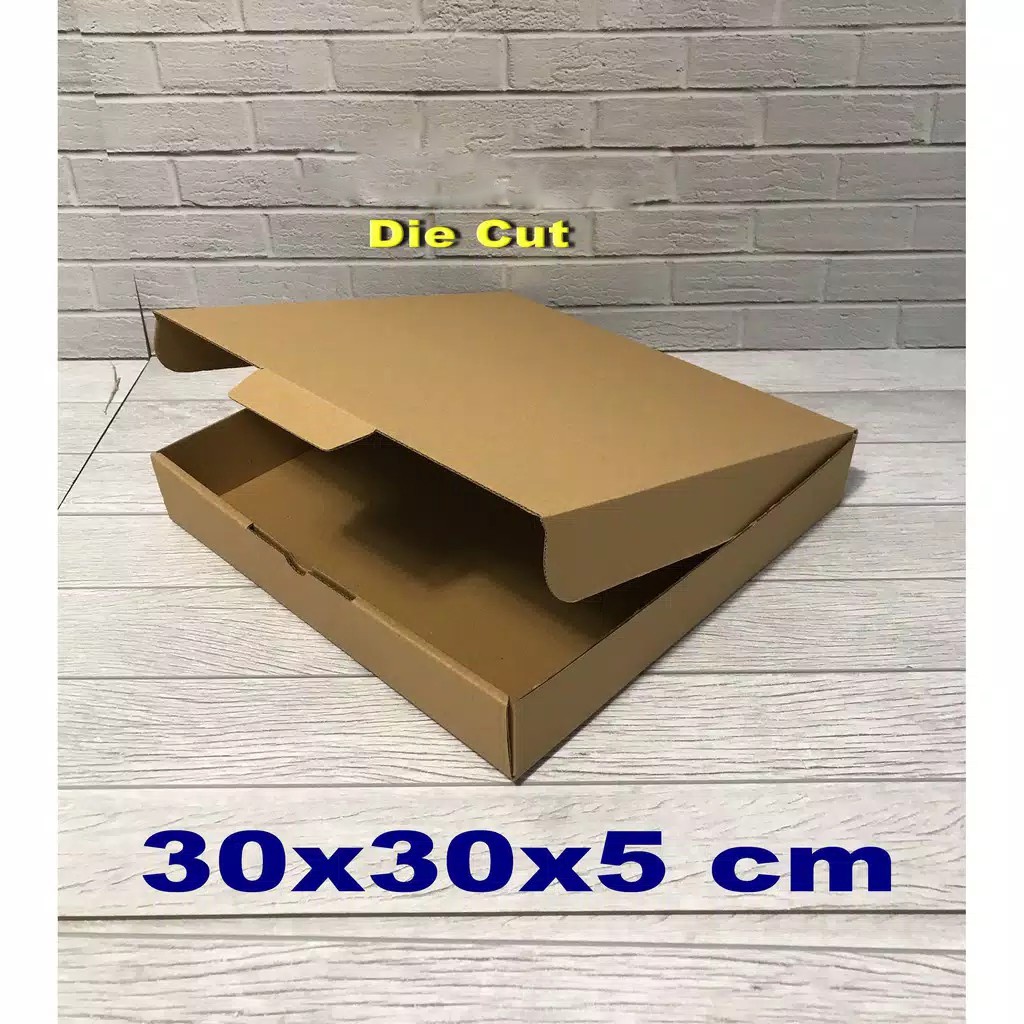 

Kardus 30 x 30 x 5 cm..... Die Cut