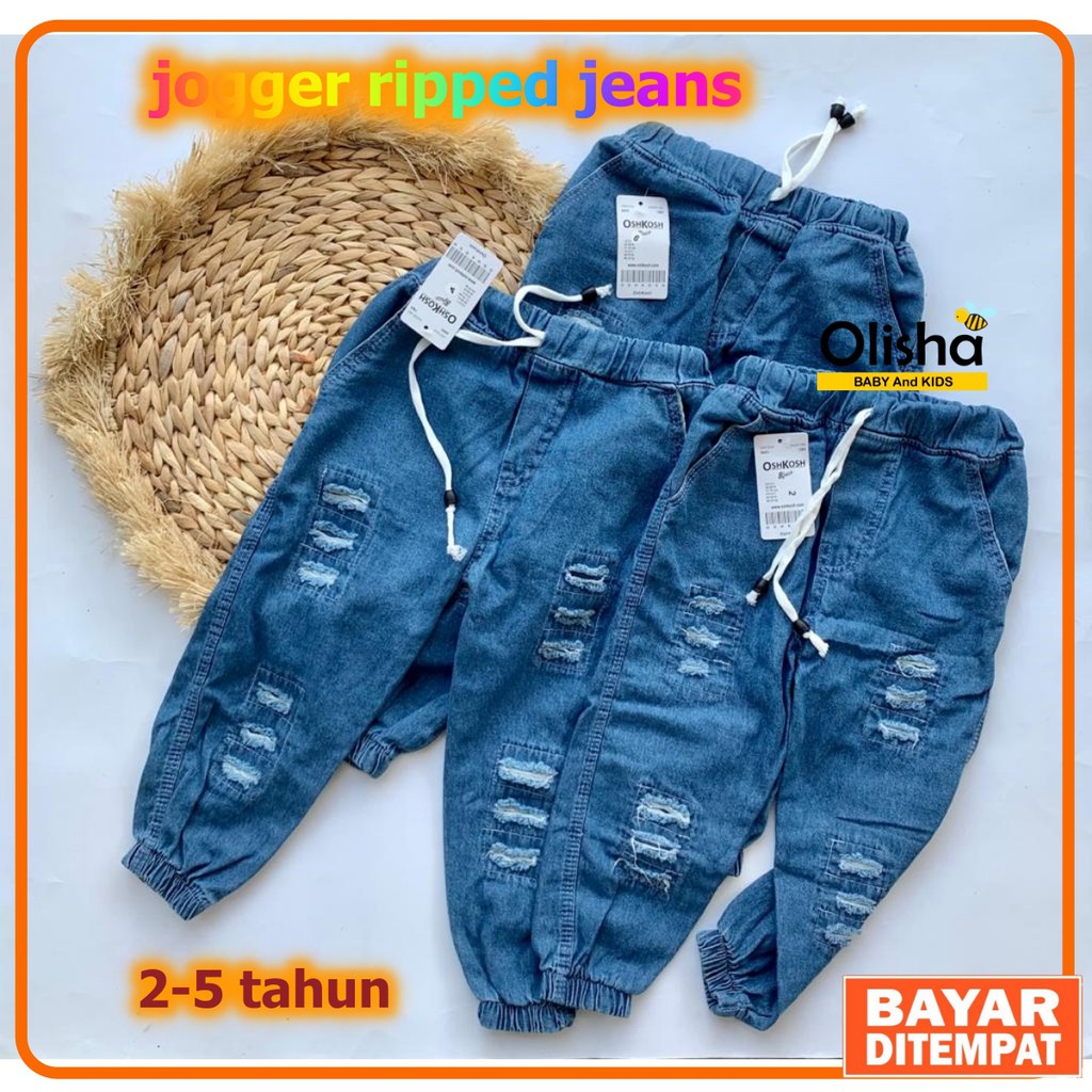  celana  jeans  anak laki  laki  2 5 tahun celana  jogger anak 