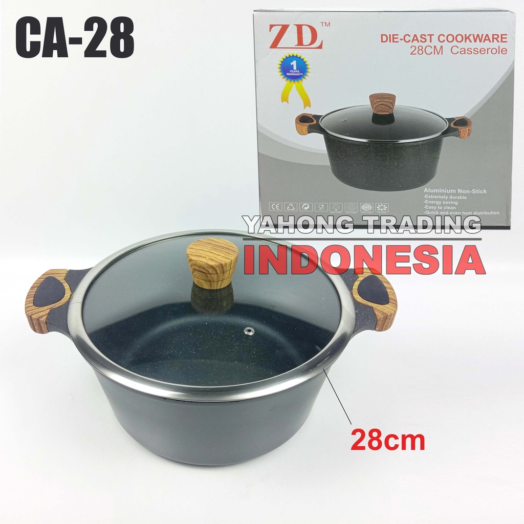 Panci Die Cast Cookware 28cm Casserole