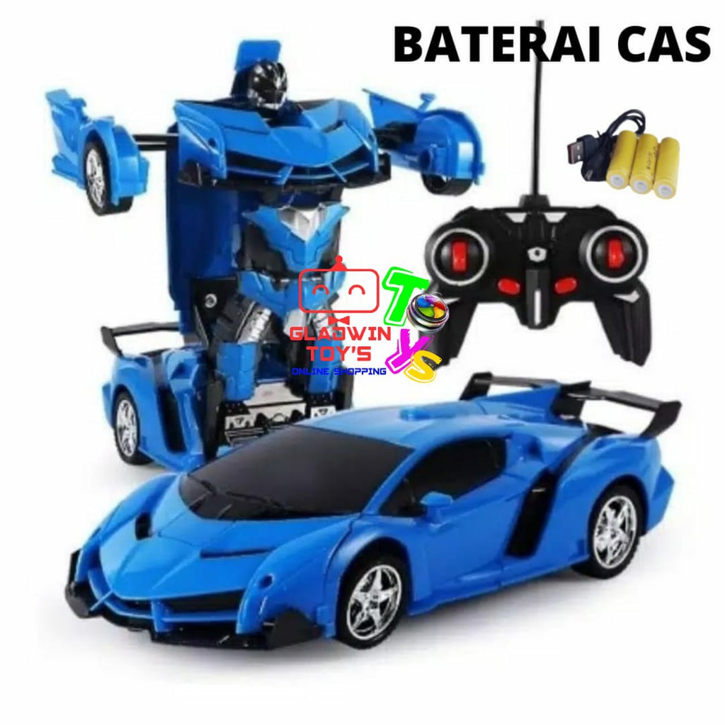 Terbaru Mainan RC MOBIL AUTOBOTS TRANSFORMER 1:18