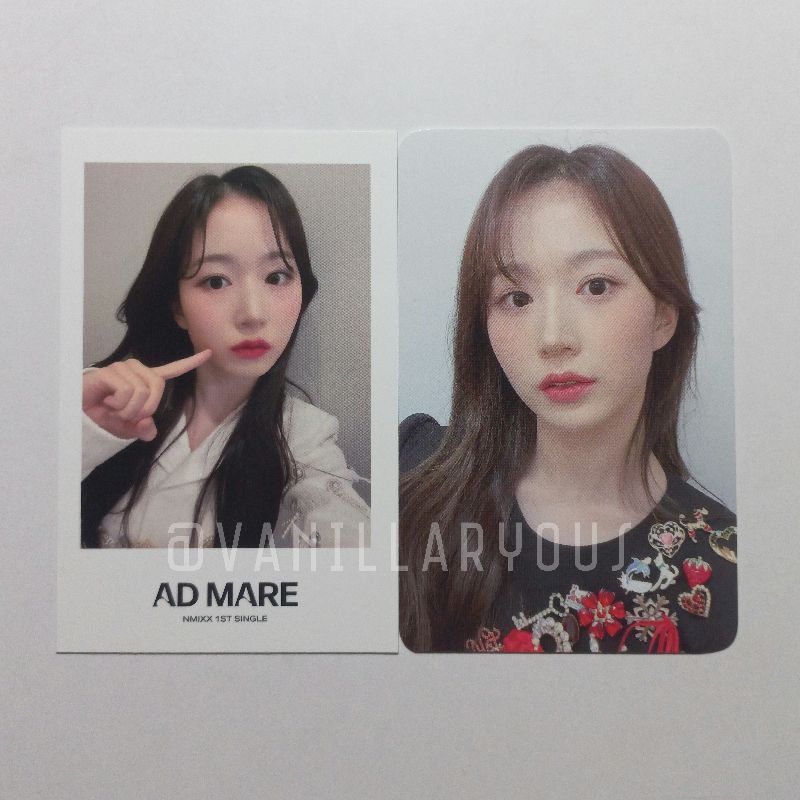 NMIXX PHOTOCARD / PC HAEWON KTOWN VC R1 & POLA SOUNDWAVE LUCKYDRAW LD SW BENEFIT POB ALBUM AD MARE