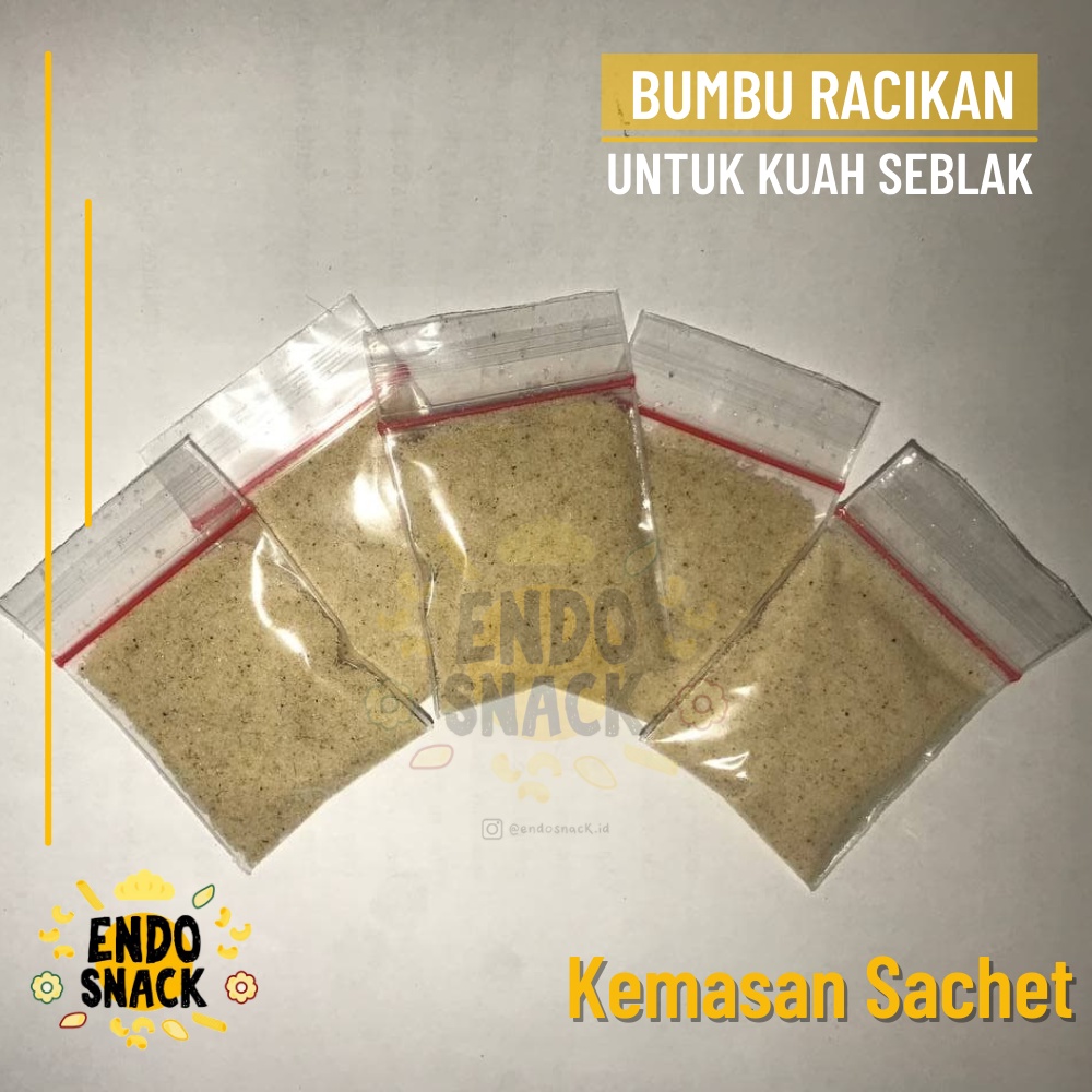 

SACHET BUMBU SEBLAK bumbu penyedap racikan untuk seblak dengan CIKUR Khas Dari ENDOSHOP