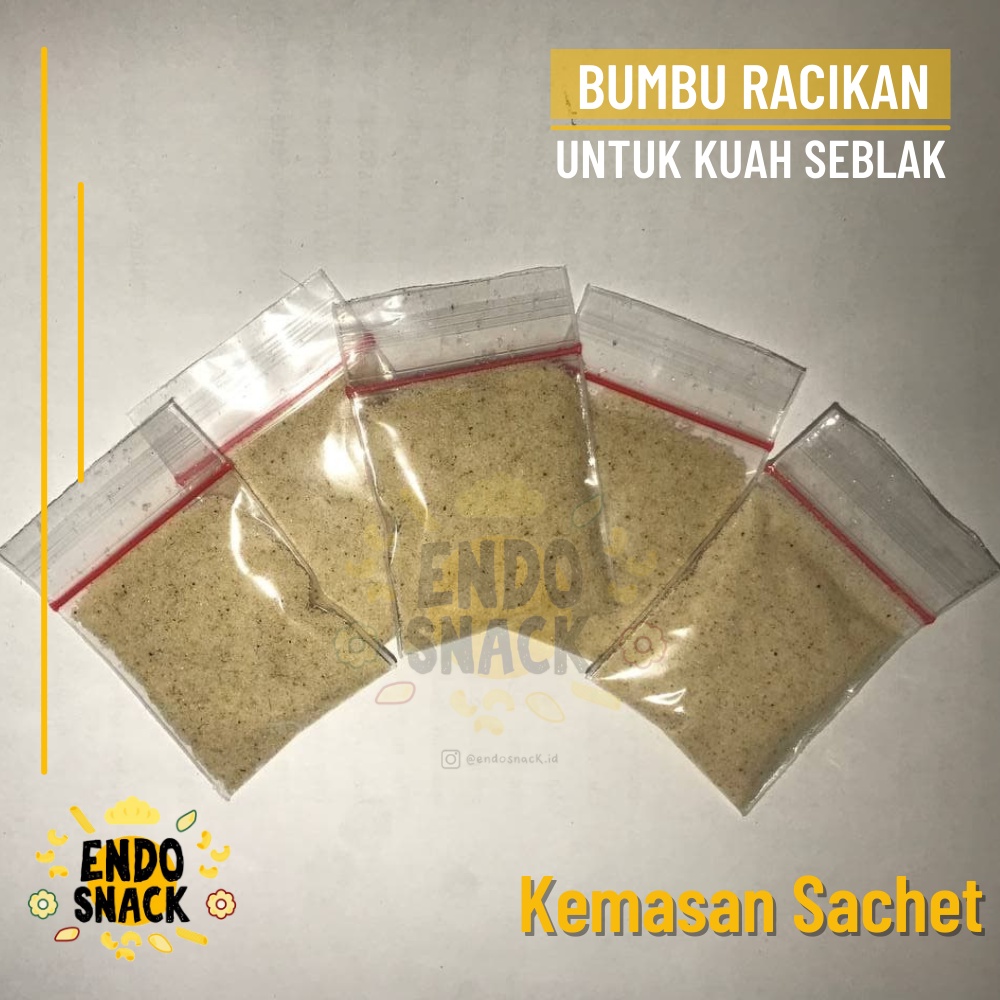 SACHET BUMBU SEBLAK bumbu penyedap racikan untuk seblak dengan CIKUR Khas Dari ENDOSHOP