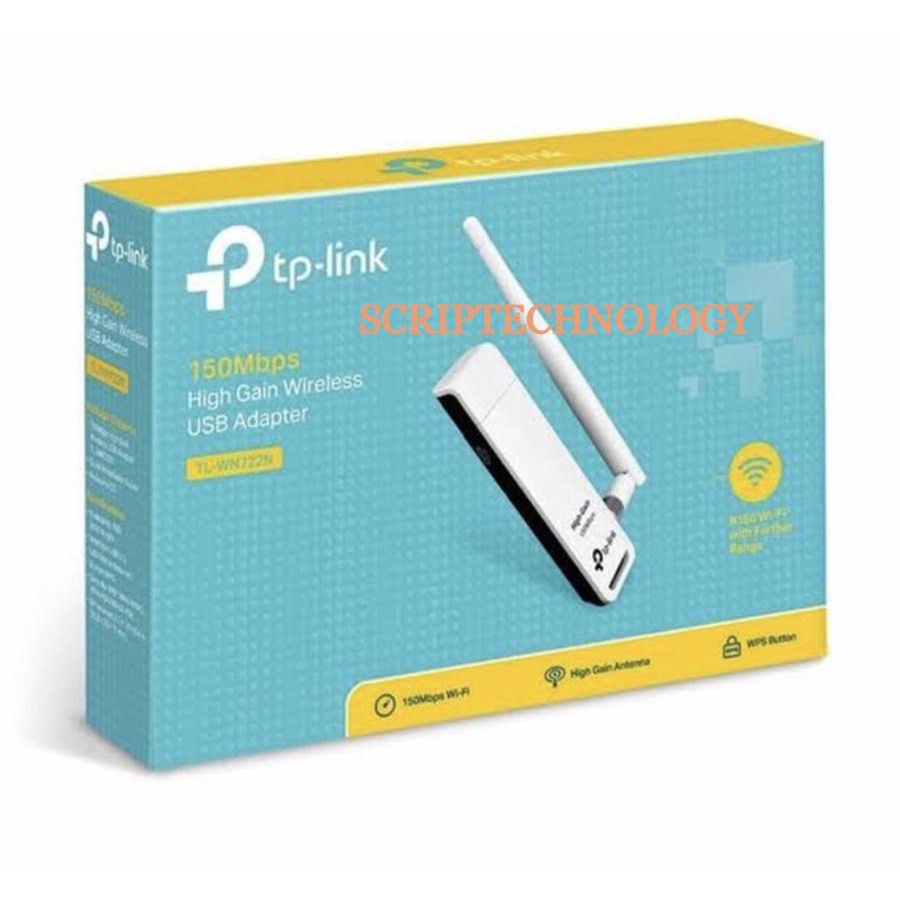 usb wifi tp-link tl-wn722n / tplink 722 antena garansi resmi 1 tahun