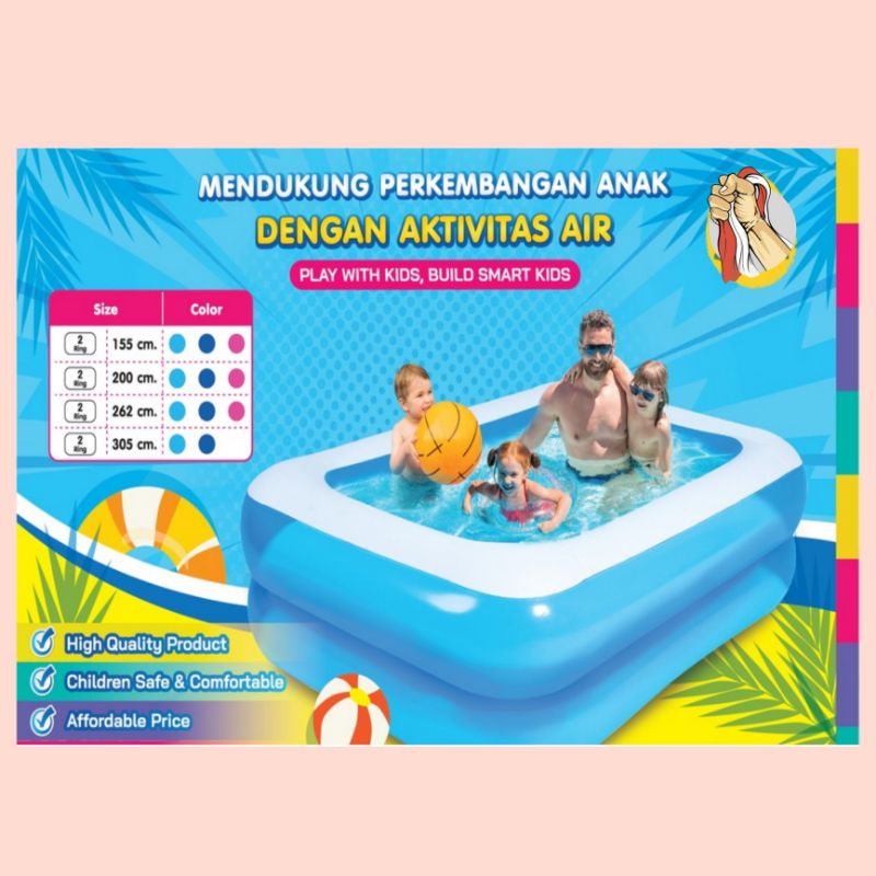Toys55 / kolam Renang anak / Kolam Renang 2 M / Kolam Renang 3 M Jumbo