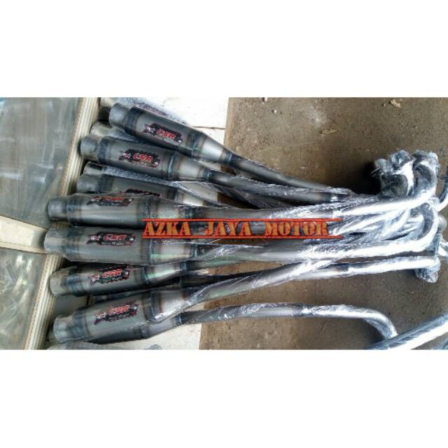 Knalpot Racing Pernis Honda Blade Lama merk CSR