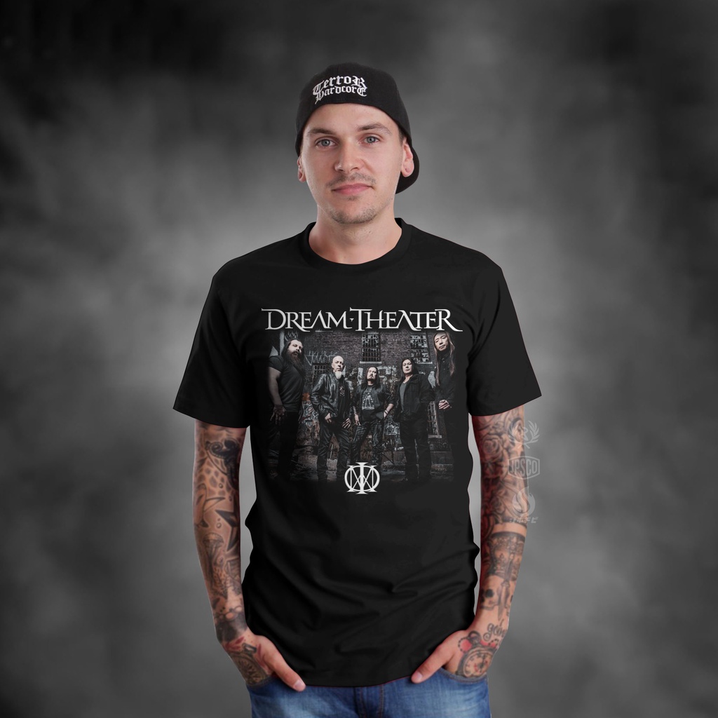 Baju Atasan Kaos Distro Pria Lengan Pendek Terbaru Keren 2022 Band Metal Dream Theater