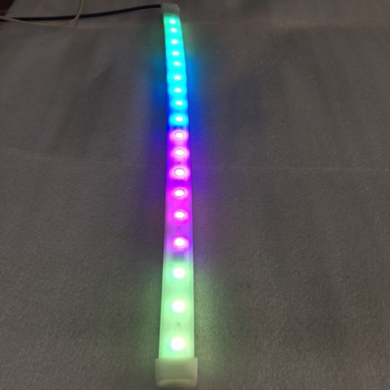 Lampu led strip fleksibel 30cm 60cm rgb running strobo 5050-36led 12Volt Terbaru