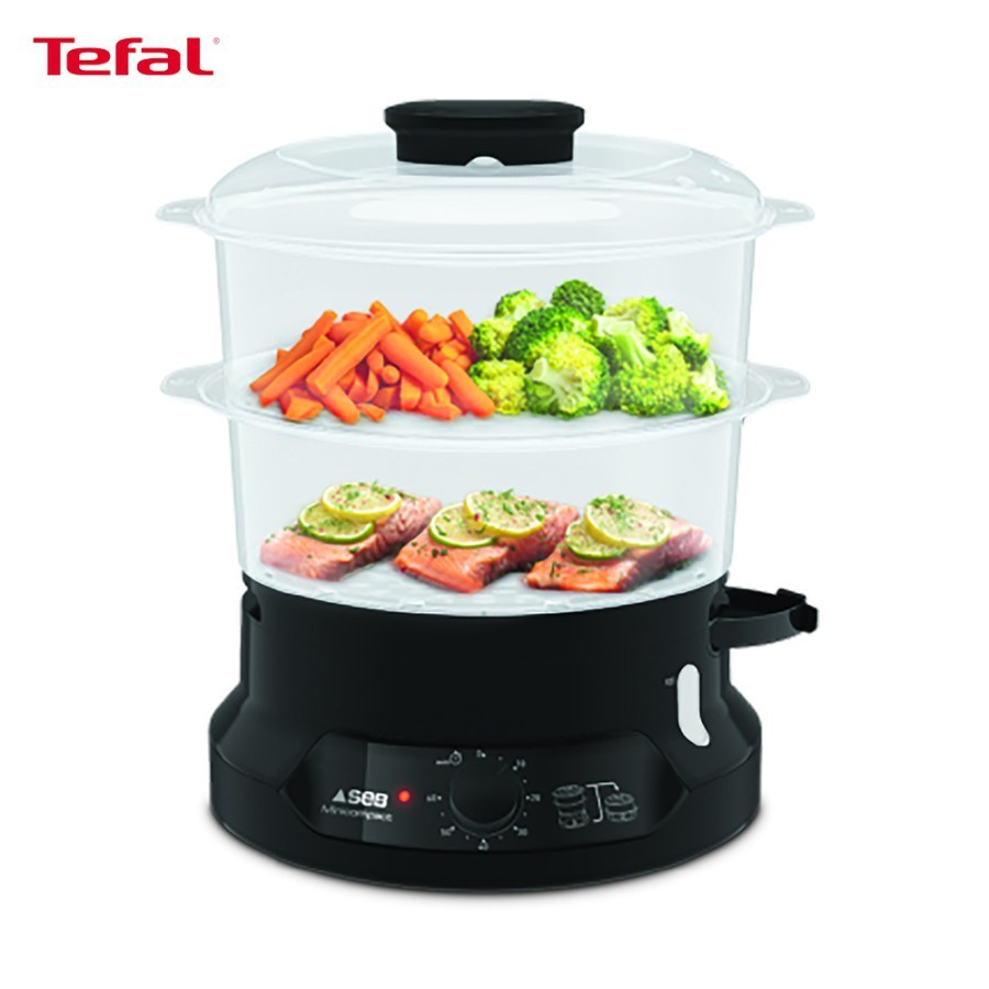 Jual TEFAL FOOD STEAMER VC139810 MINI COMPACT - PENGUKUS STEAMER ...