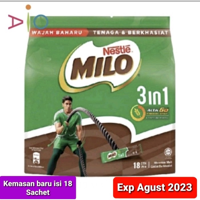 

Milo Malaysia 3 in 1 ( 18+3 stick)