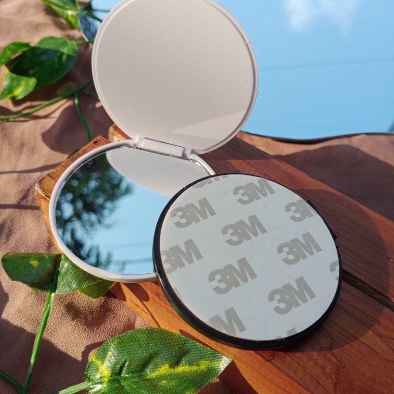 Popsocket cermin bulat stand holder handphone hp universal