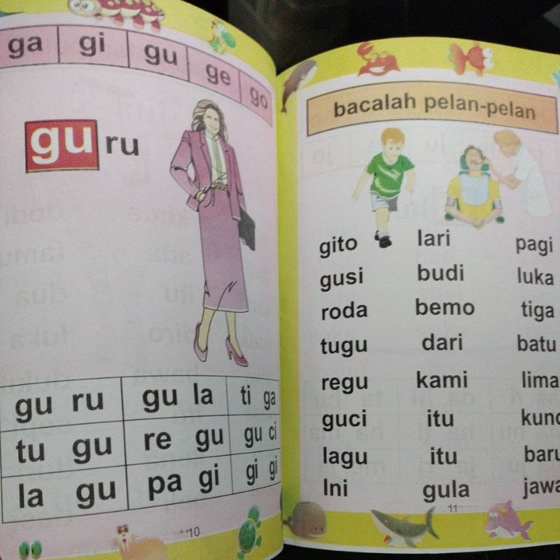 buku belajar membaca 1b 32 halaman (19x27cm)