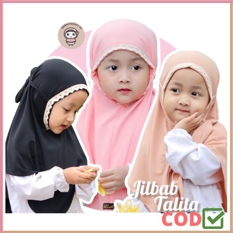 jilbab TALITA | jilbab anak perempuan 1 2 3 4 5 Th