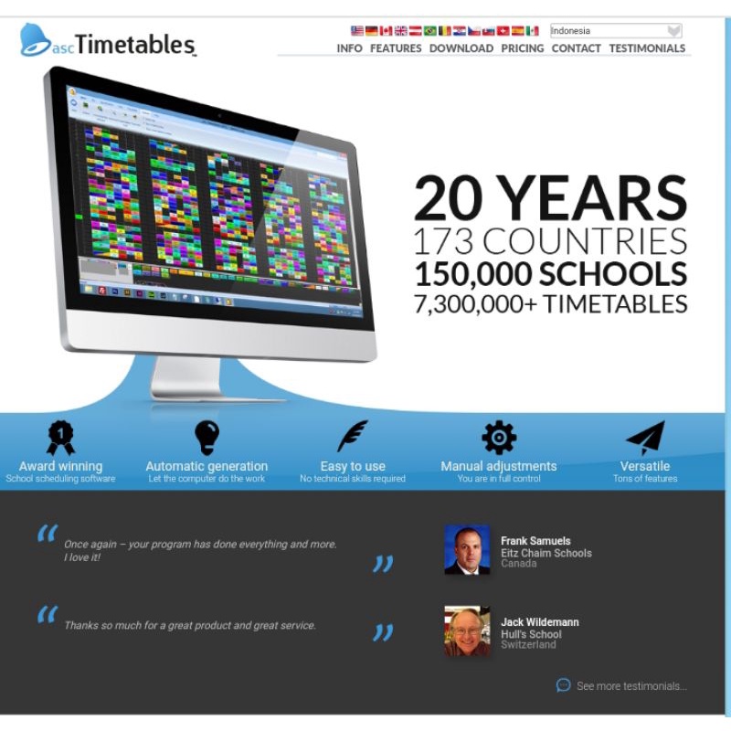ASC Timetables